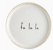 Fa La La Ceramic Appetizer Plate