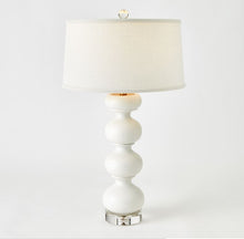 Stacked Bulb Table Lamp-Matte White