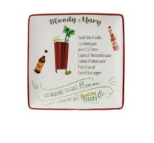 Bloody Mary Recipe Plate