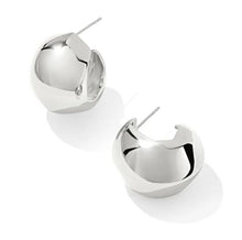 Kaitlin Silver Hoop Earring