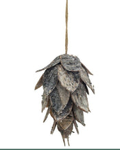 Birch Bark Pinecone Ornament
