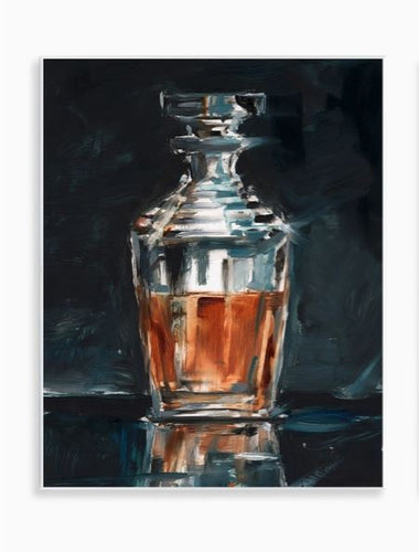 Abstract Whiskey Decanter 11x14