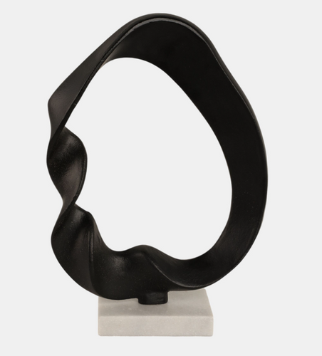 Abstract Circle On Marble Base
