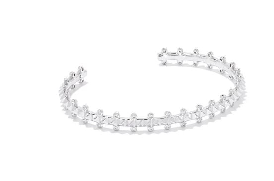 JADA CUFF BRACELET S/M-SILVER