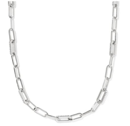 Bella Silver CZ Chain Necklace