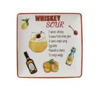 Whiskey Sour Recipe Plate