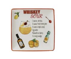 Whiskey Sour Recipe Plate