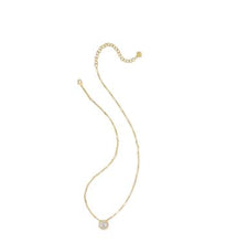 Bella Gold CZ Short Pendant Necklace