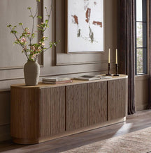Delphi Media Console-Desert Oak Veneer