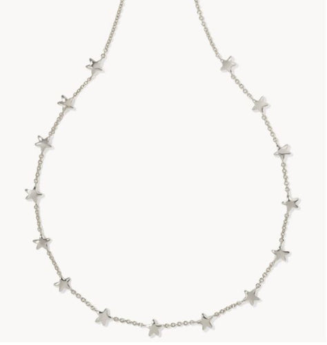 Sierra Silver Star Strand Necklace