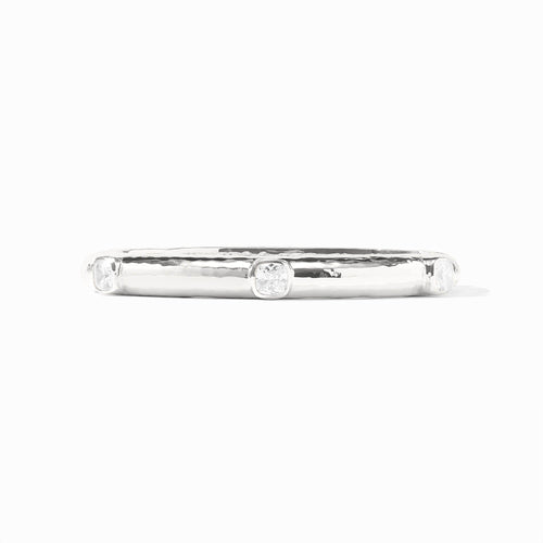 Catalina CZ Silver Hinge Bracelet