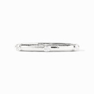 Catalina CZ Silver Hinge Bracelet