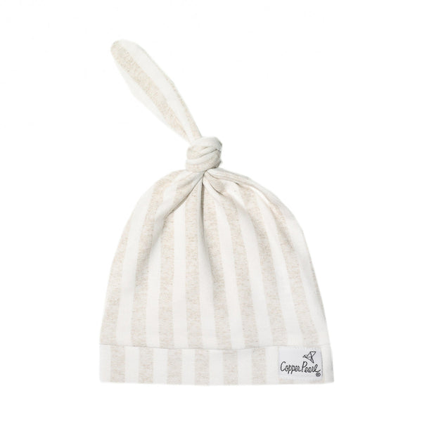 Coastal Top Knot Hat 0-4M