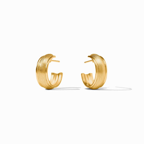 Cobblestone Gold Hoop-Small