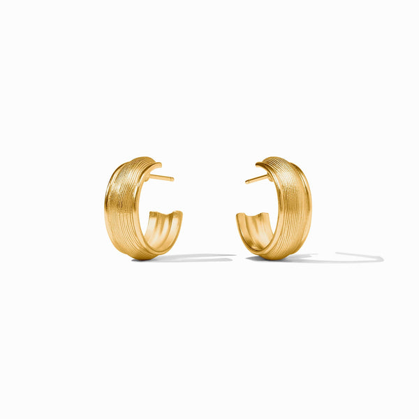Cobblestone Gold Hoop-Small