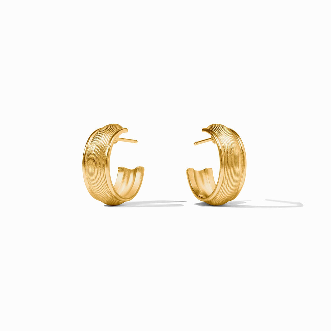 Cobblestone Gold Hoop-Small