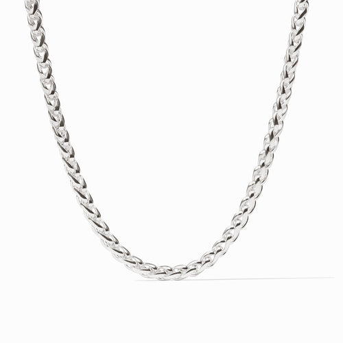 Cobblestone Silver Link Necklace