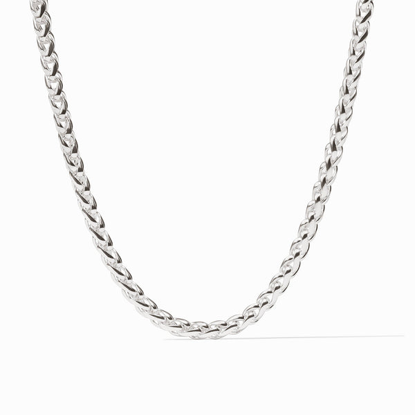 Cobblestone Silver Link Necklace