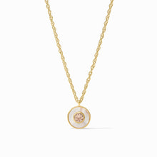 Colette Champagne Circle Gold Delicate Necklace