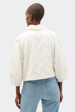 Cotton Twill Balloon Sleeve Jacket