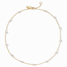 The Pink Pearl Delicate Gold Station Necklace