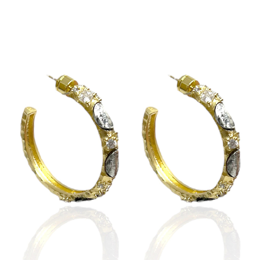 Gold Alma Hoop 1.5