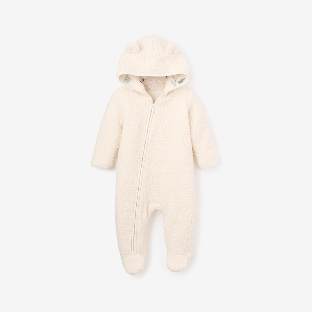Arctic Friends Sherpa Snowsuit 0-6M