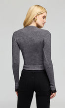 Olivia Lace Combo Henley Sweater