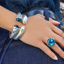 Solara Silver Demi Cuff