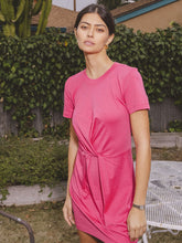 FORTUNA TWISTED T-SHIRT DRESS