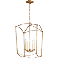 Thayer Large 5 Light Lantern-Antique Gild