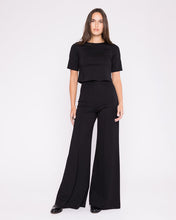 Ponte Knit Wide Leg Pant