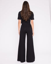 Ponte Knit Wide Leg Pant