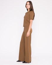 Ponte Knit Short Sleeve Extended Top