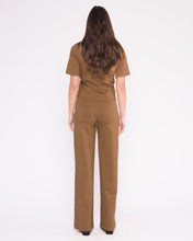 Ponte Knit Short Sleeve Extended Top