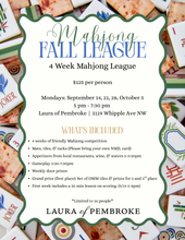 Mahjong Fall 2026 League - 4 Weeks