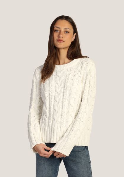 Preston Plush Cable Sweater