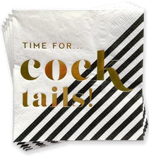 TIME FOR COCKTAILS NAPKIN