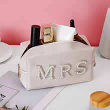 Mrs Pearl Rhinestone Cosmetic Bag