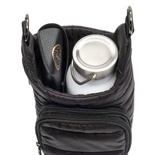 Hydrobag Handle Black Matte with Gray, Black, White Stripe