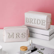 Mrs Pearl Rhinestone Cosmetic Bag