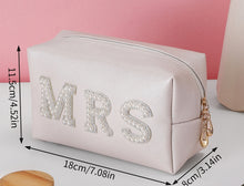 Mrs Pearl Rhinestone Cosmetic Bag