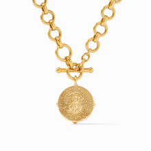 Honeybee Gold Demi Necklace-Sapphire Blue