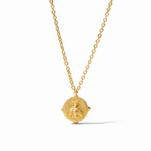 Honeybee Gold CZ Solitaire Necklace