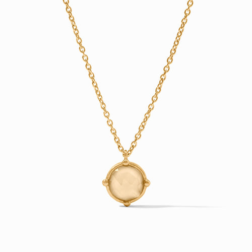 Honeybee Champagne Solitaire Necklace