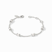 Hydra Pearl Silver Delicate Bracelet