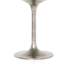 SIMONE BISTRO TABLE, RAW NICKEL