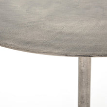 SIMONE BISTRO TABLE, RAW NICKEL