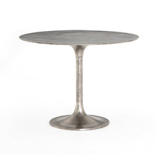 SIMONE BISTRO TABLE, RAW NICKEL