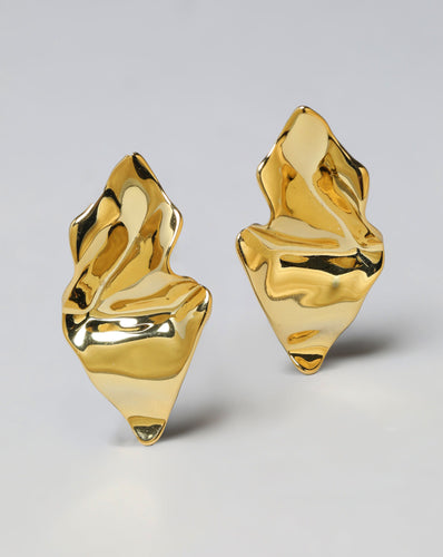 Solanales Crystal Link Tassel Earring